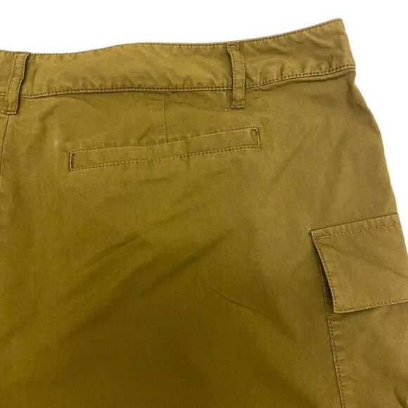 Eddie‎ Bauer Army Green Cargo Trail Flat Front Shorts Size 18 - Picture 8 of 16